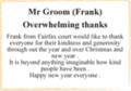 Mr Groom (Frank)