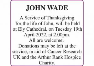 JOHN WADE