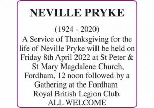 NEVILLE PRYKE