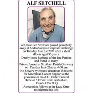 ALF SETCHELL