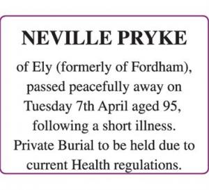 NEVILLE PRYKE