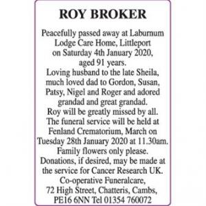 ROY BROKER