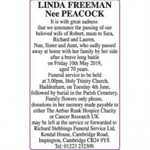 LINDA FREEMAN