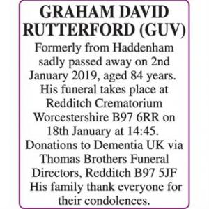 Graham David Rutterford Guv