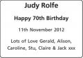 Judy Rolfe